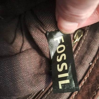 Fossil-skinnaxelremsväska
