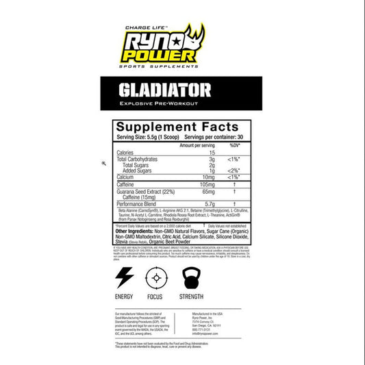 Gladiator Pre-Workout
