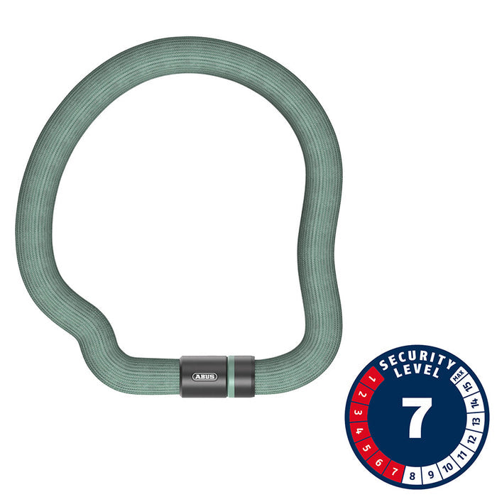 Abus, Goose 6206K, Chain Lock, Key, 6mm, 110cm, 3.6', Black