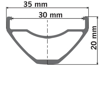 M 502 29" 28H Rim