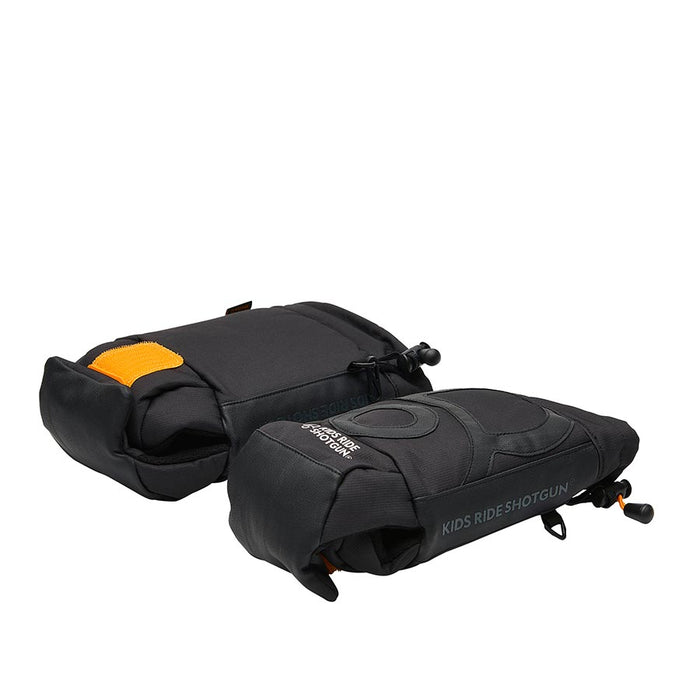 Kids Ride Shotgun, Pogies, Black, Pair