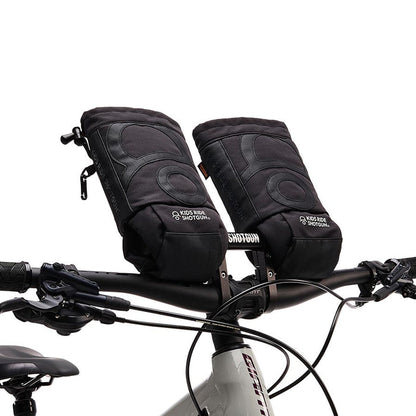 Kids Ride Shotgun, Pogies, Black, Pair