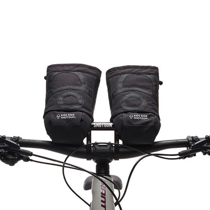 Kids Ride Shotgun, Pogies, Black, Pair