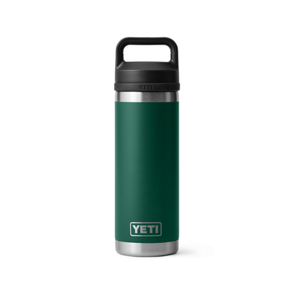 Rambler 18oz (532ml) Bottle w/Chug, Black Forest Green