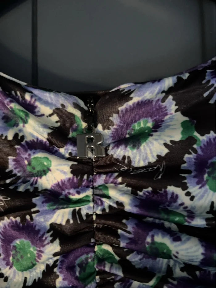 Rotate Coated Jersey Puffy-klänning NWT