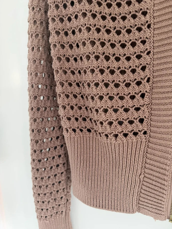 Varley Eloise Zip-through Knit-kofta