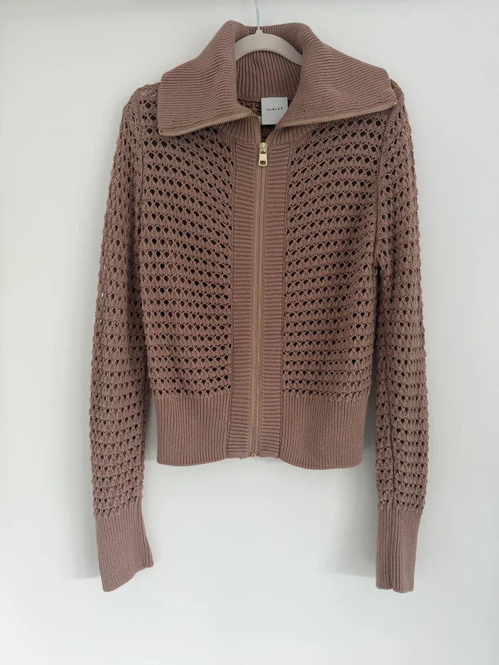 Varley Eloise Zip-through Knit-kofta