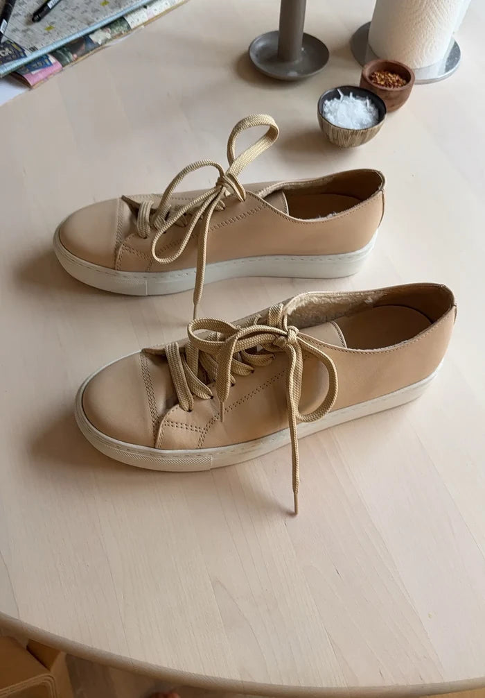 Wood Wood-skinnsneakers NWT